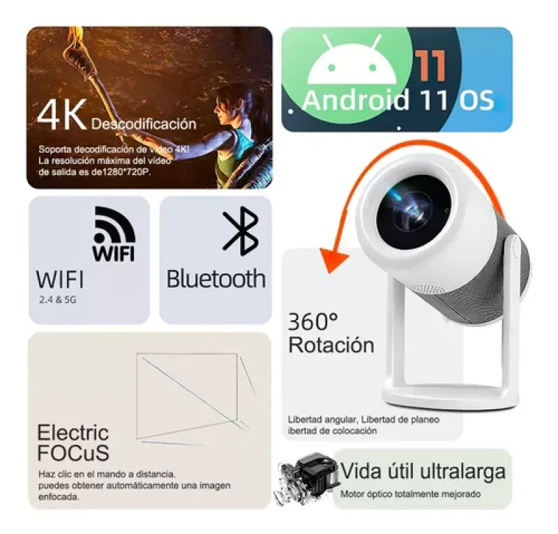 Comprar Video Proyector en Electroshopy - Ángulo 3